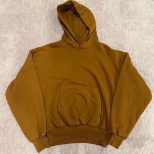 Yeezy Gap Double Layered Hoodie Light Brown Sz Small